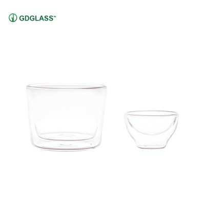 New Type handmade cute reusable insulated small water glass cup