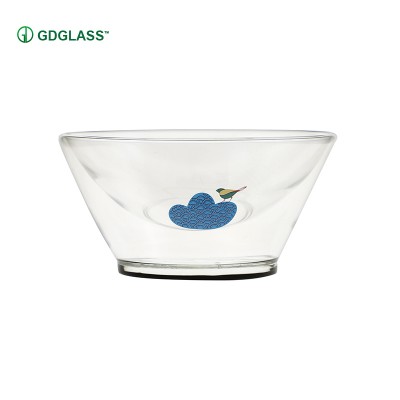 Factory Directly Provide borosilicate fruit glass bowl set