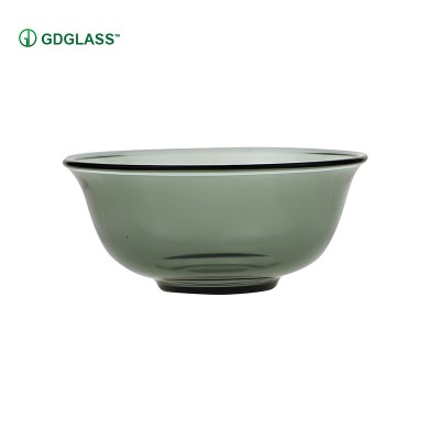 China Manufacturer double wall stackable silicone glass bowl set