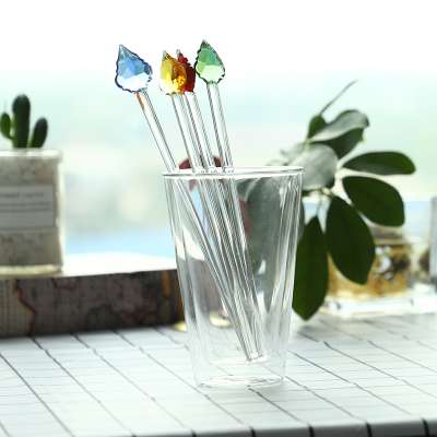 Factory Directly Provide coffee mug glass stir stick