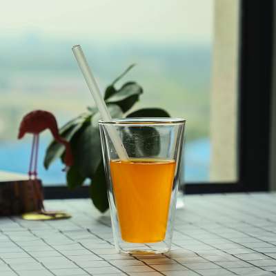 Best Quality borosilicate eco straight glass drinking straw